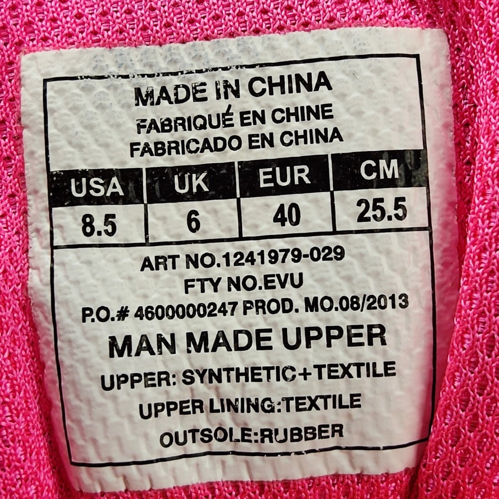 Under Armour Running Shoes Womens 8.5 Pink Micro G 1241979-029 Mesh Athletic - Picture 8 of 8